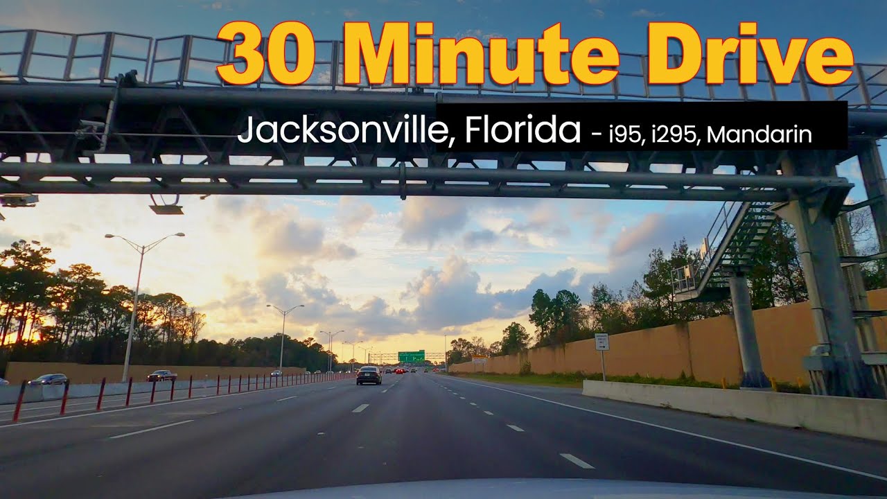 Drive With Me in Jacksonville Florida - JTB, i95, i295, San Jose in Mandarin, Alpine Groves Park