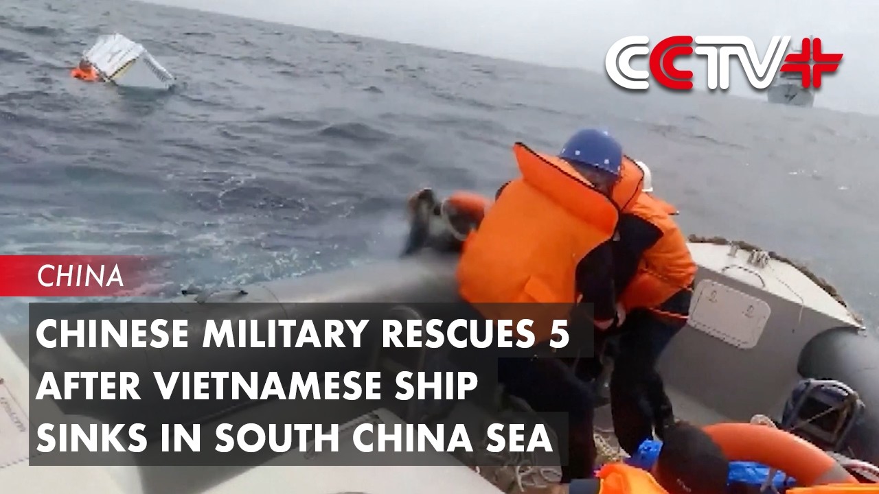 Chinese Military Rescues 5 After Vietnamese Ship Sinks in South China Sea