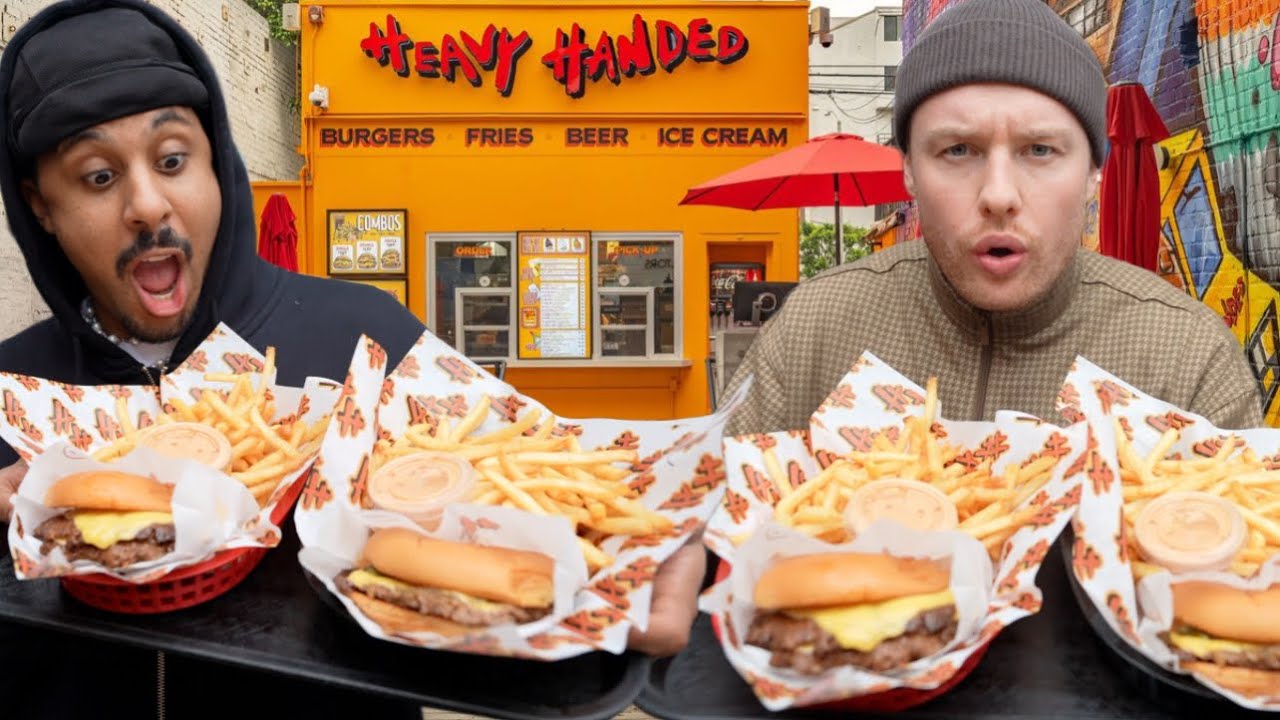 Wir testen den MEGA BURGER in LOS ANGELES 🇺🇸