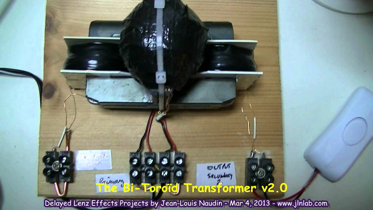 Delayed Lenz Effect: Test of the Bi-Toroïd Transformer v2.0 based on the T. Heins' BiTT