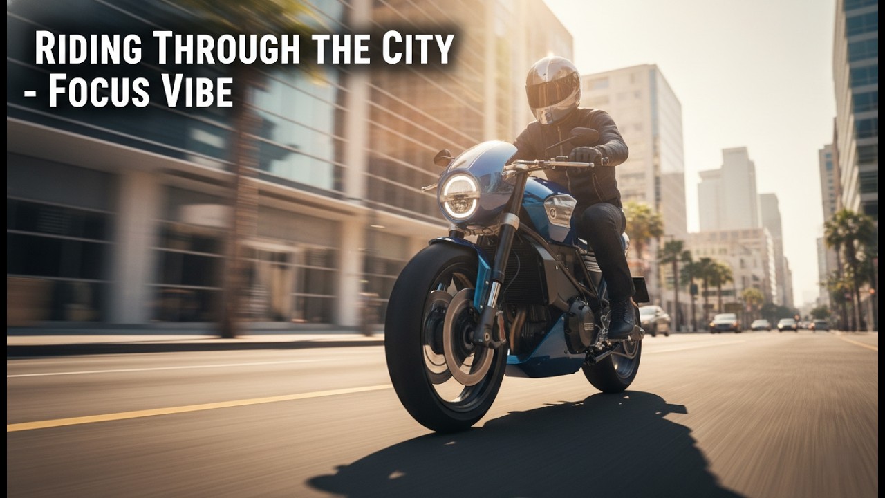 Riding Through the City at Daytime — Focus Music, No Lyrics, Pure Vibe