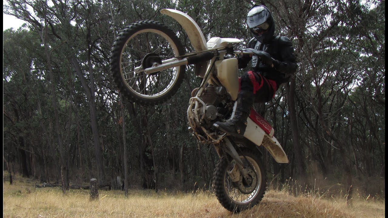 Enduro cross trials training (Hills Nest) honda xr200r