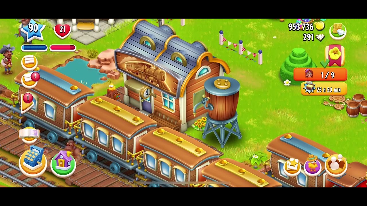@hayday Level 90 | Everyday New exciting time | 950,000 coins | No sound game