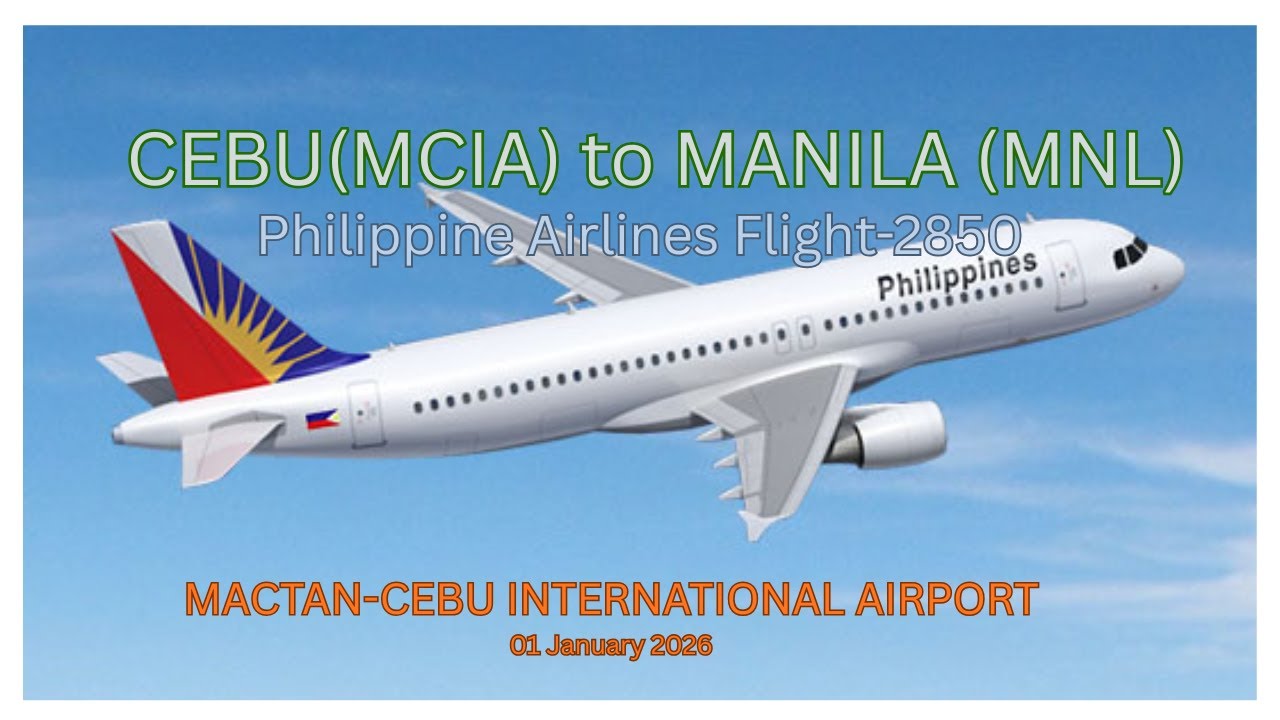 A NEW YEAR 2026 FLIGHT CEBU-MANILA PR-2850 01JANUARY 2026