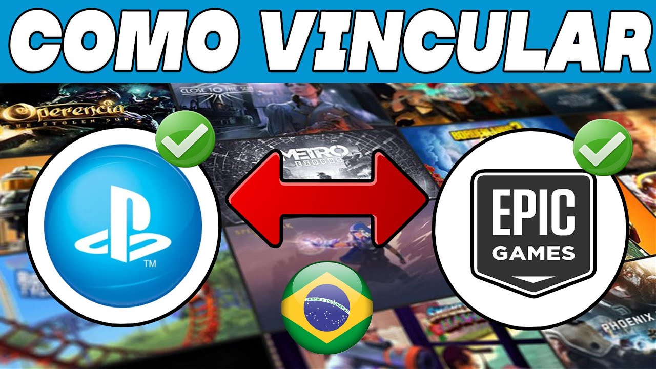 Como Vincular Conta PlayStation PSN Com Epic Games