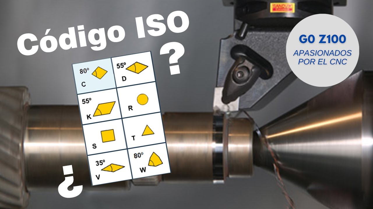 CÓDIGO ISO de las Herramientas de TORNO (Mangos y Plaquitas) | G0 Z100 CNC