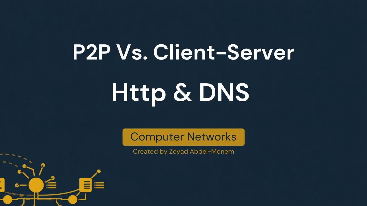 Computer Networks – Chapter 2 | Client-Server vs P2P, HTTP, Web Caching & DNS