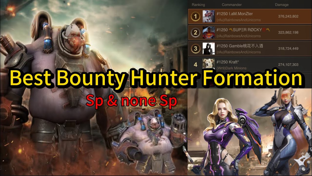 Best Bounty Hunter Formation (SP & Non-SP) Max Damage & Kills! | #lastsheltersurvival #bountyhunter