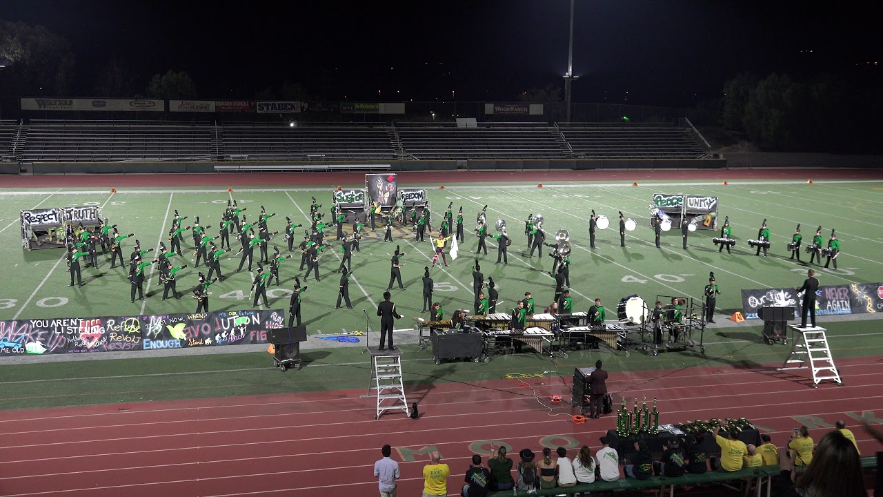 Moorpark Marching Band Performance at Battle of the Bands 2019