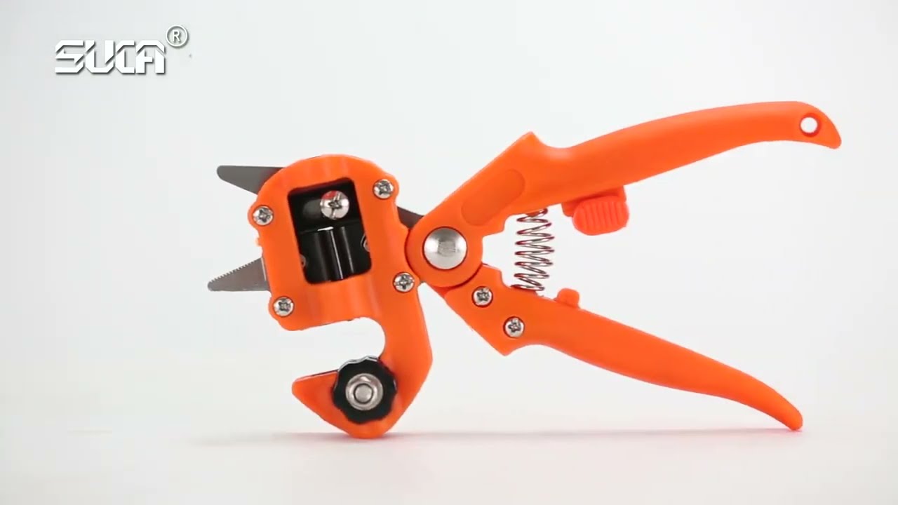 SUCA Hand grafting shear SC-8201, for fruit tree garfting. Practical orchard tool.