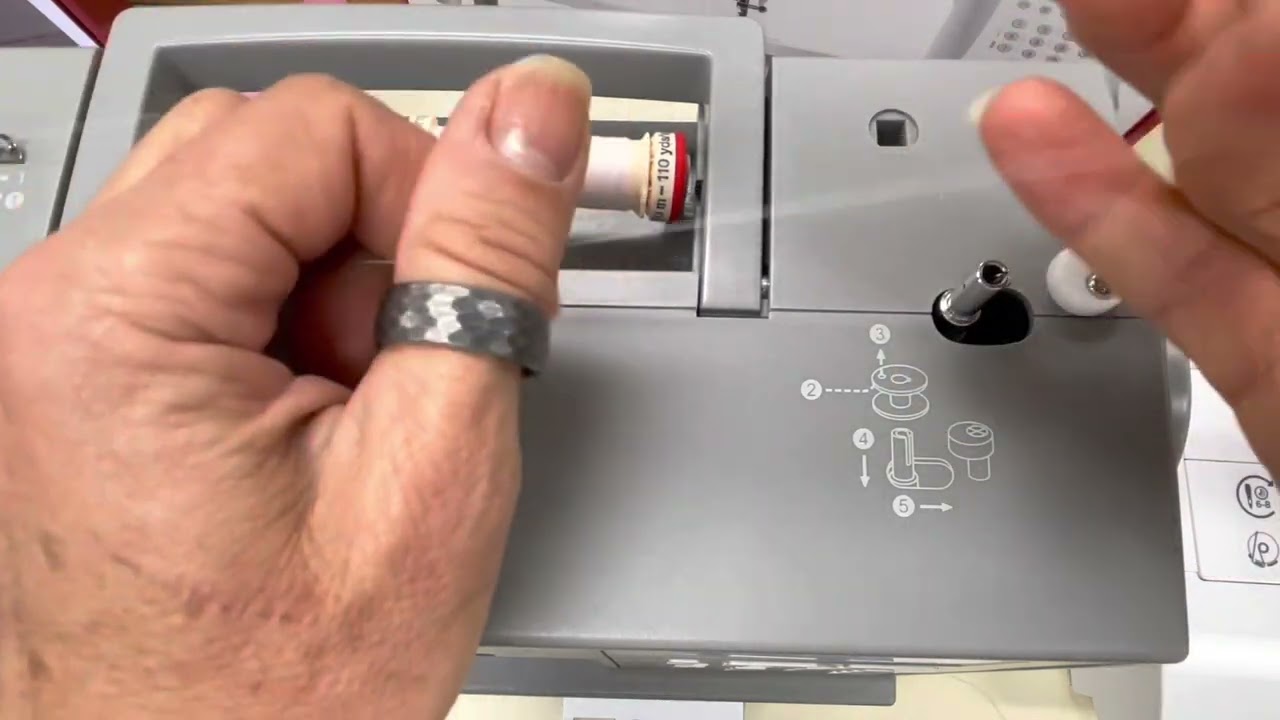 How to thread the Singer HD6800C heavy duty sewing machine