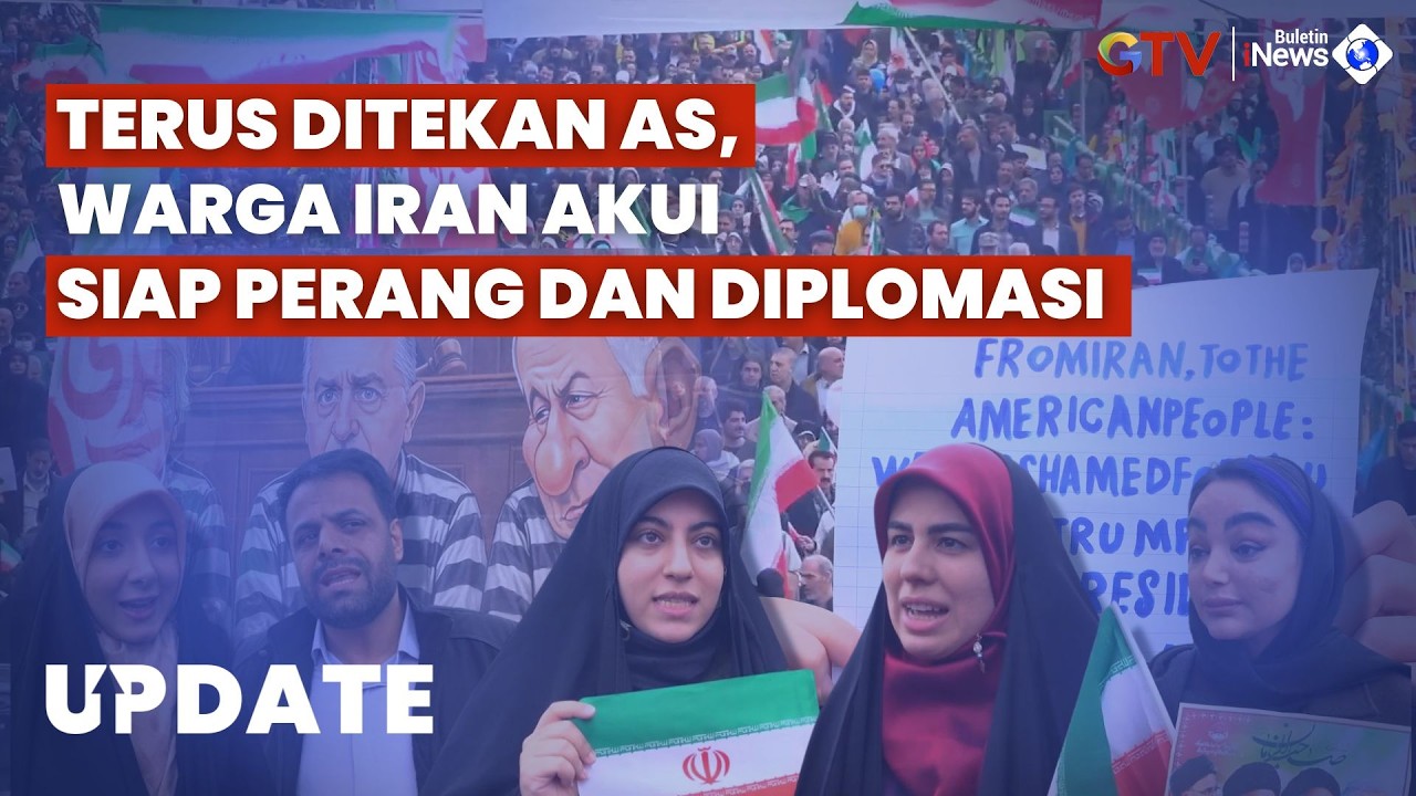 Terus Ditekan AS, Warga Iran Akui Siap Perang dan Diplomasi