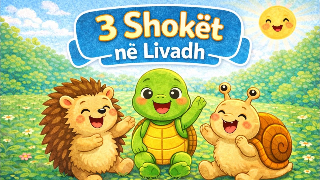 Tre Shokët në Livadh | Këngë për fëmijë
