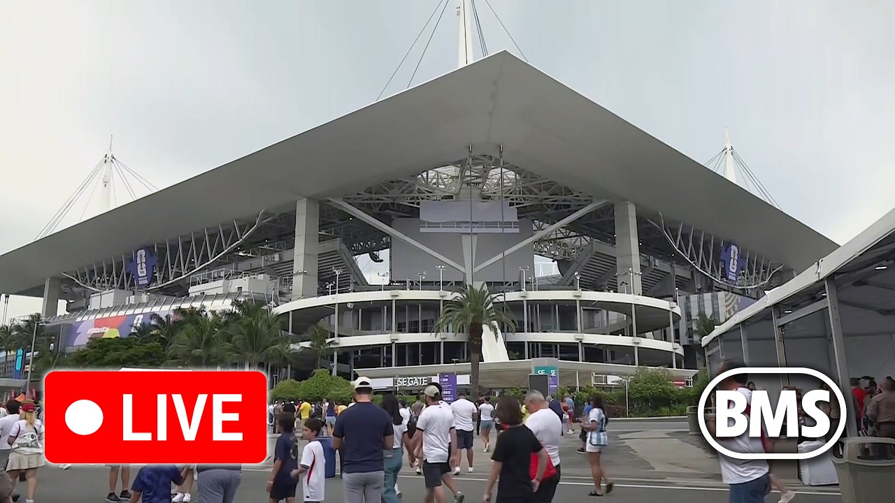 🔴 LIVE | FRANCE 🇫🇷 v 🏴󠁧󠁢󠁥󠁮󠁧󠁿 ENGLAND 🔥 Fans arrive at Miami Stadium for World Cup third-place match