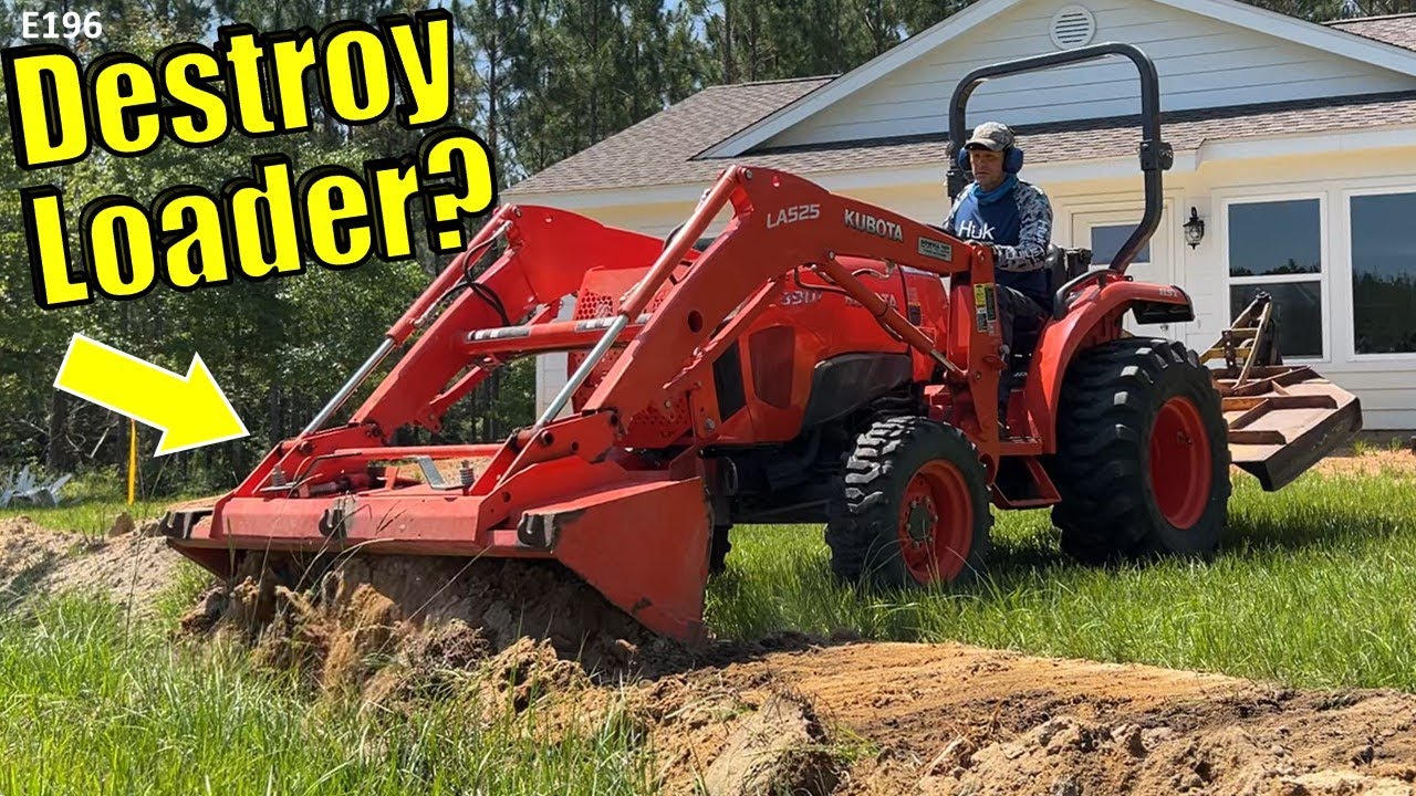 Is a Front Loader the Right Tool to Fill a Trench?