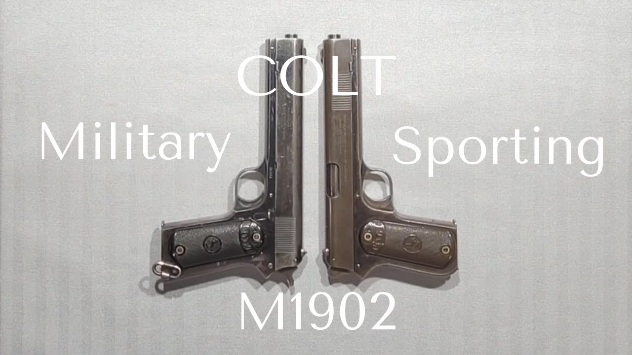 Colt Military and Sporting Comparison M1902 #military #militaryhistory #sporting