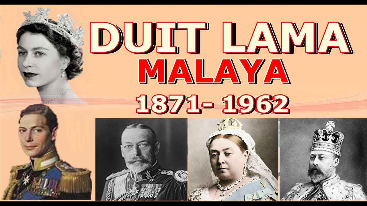 DUIT LAMA MALAYA & BRITISH BORNEO+STRAITS SETTLEMENTS.