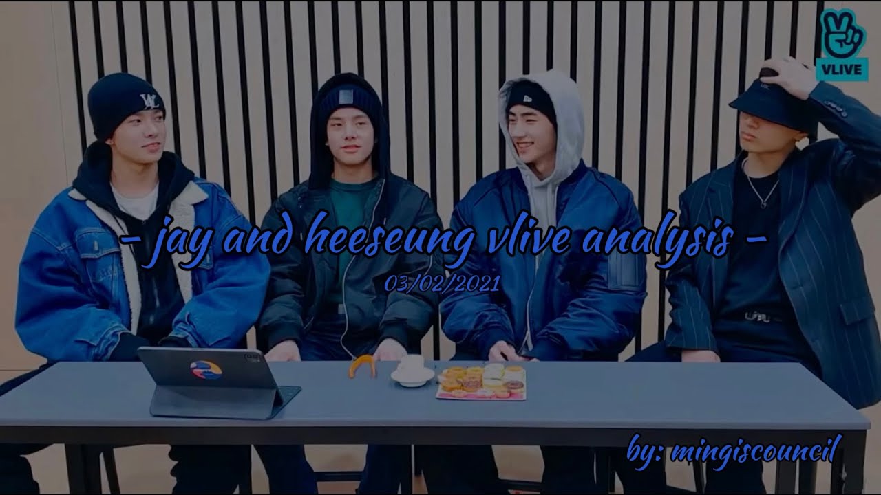 jay and heeseung (jayseung/heejay) - (vlive analysis)