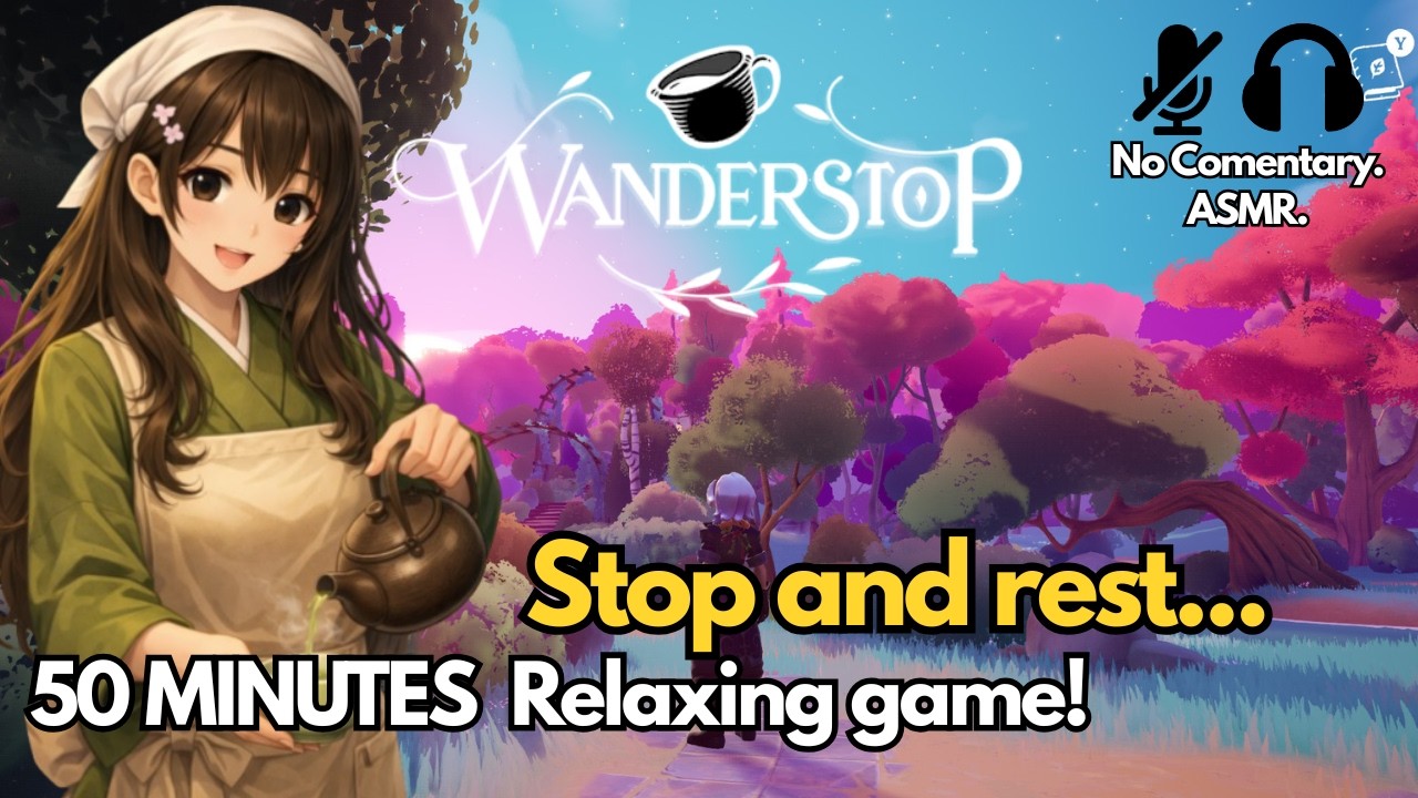 50 Minutes of Have your own Tea Shop 🍵 Wanderstop Demo (ASMR Gameplay)