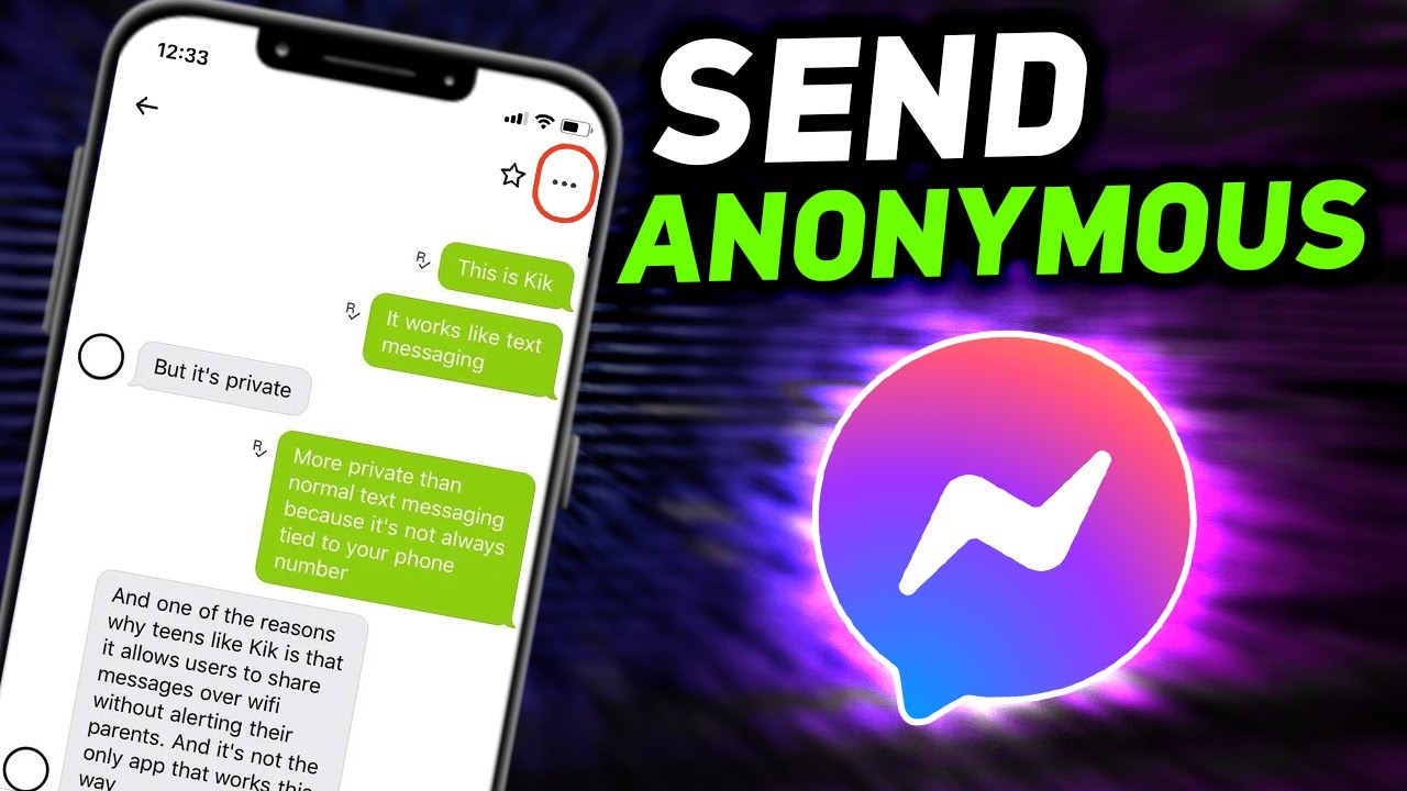 How To Send Anonymous Message In Facebook Messenger (2024)