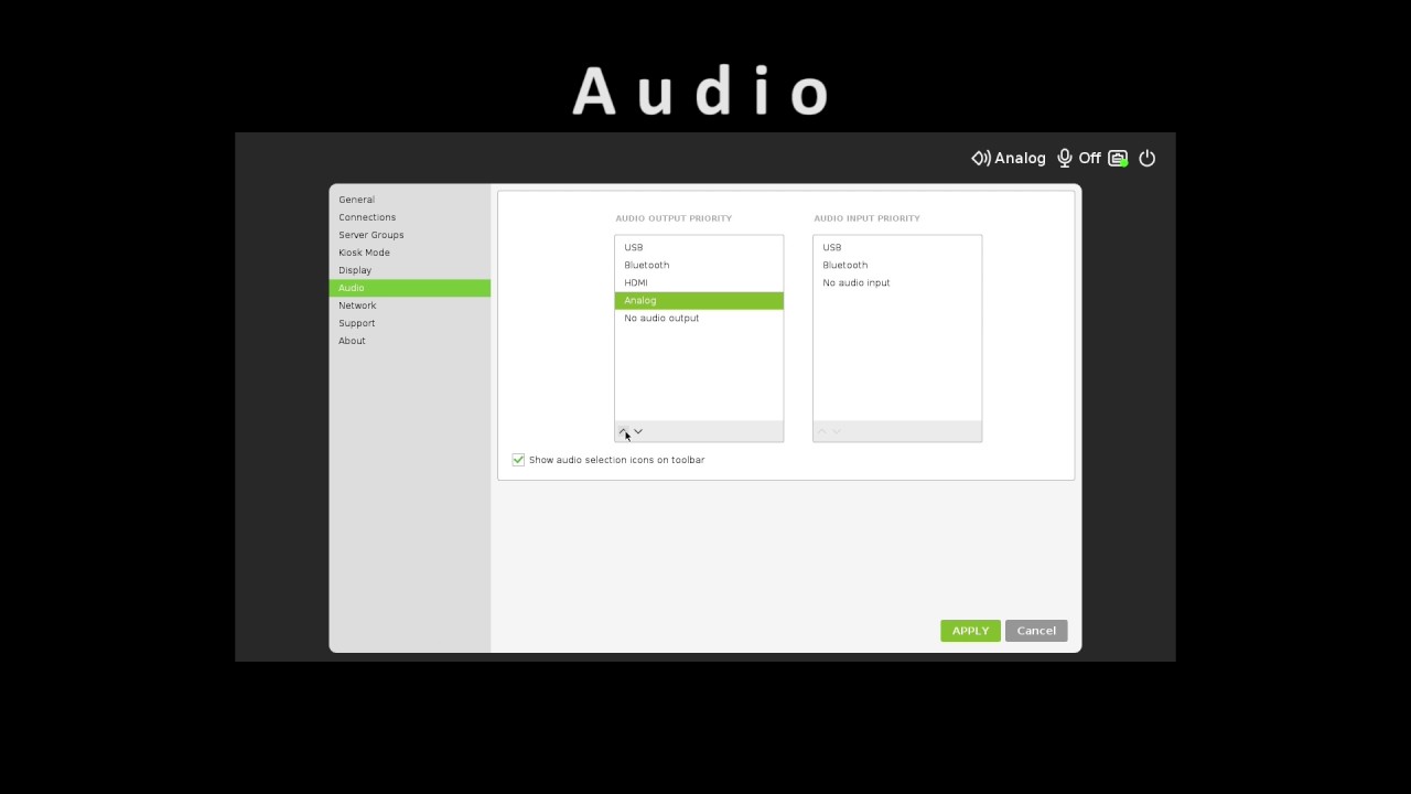 RX300 Settings (Firmware)