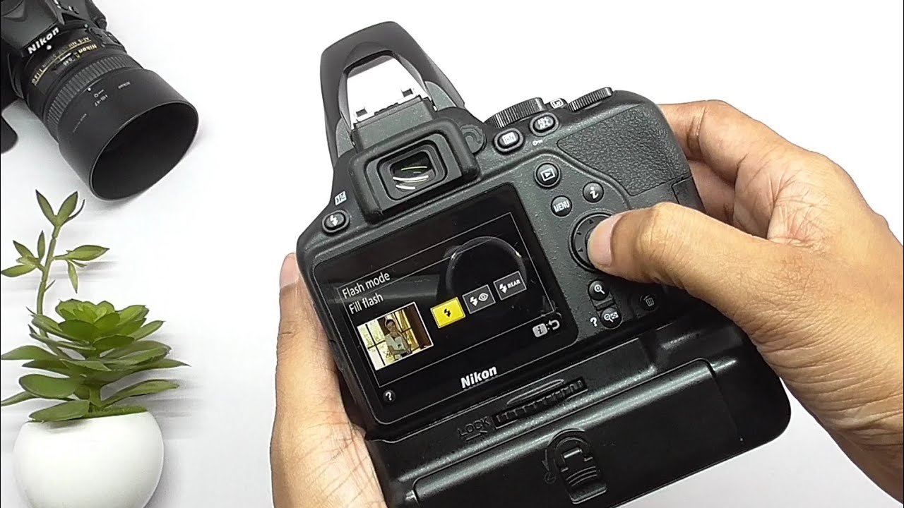 Nikon D3500 camera flash modes