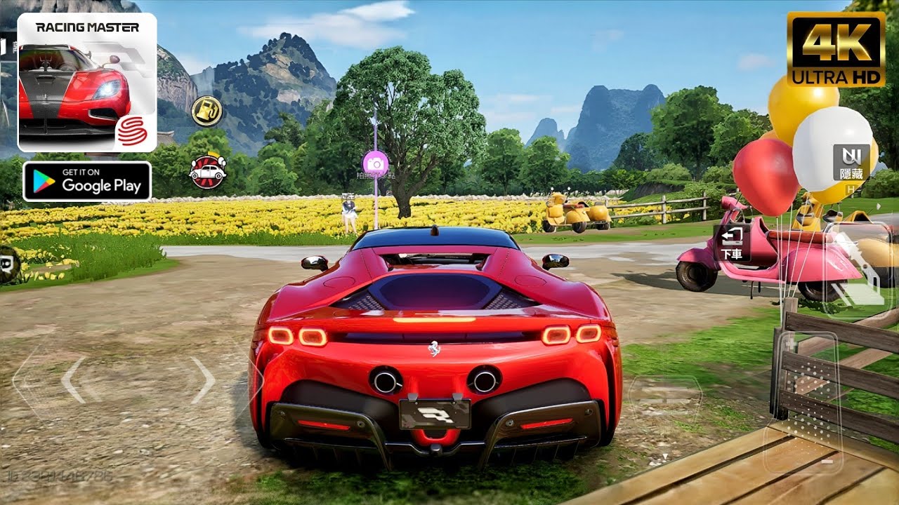 Racing Master Android Gameplay 4k Max Graphics Ferrari Sf90 🔥
