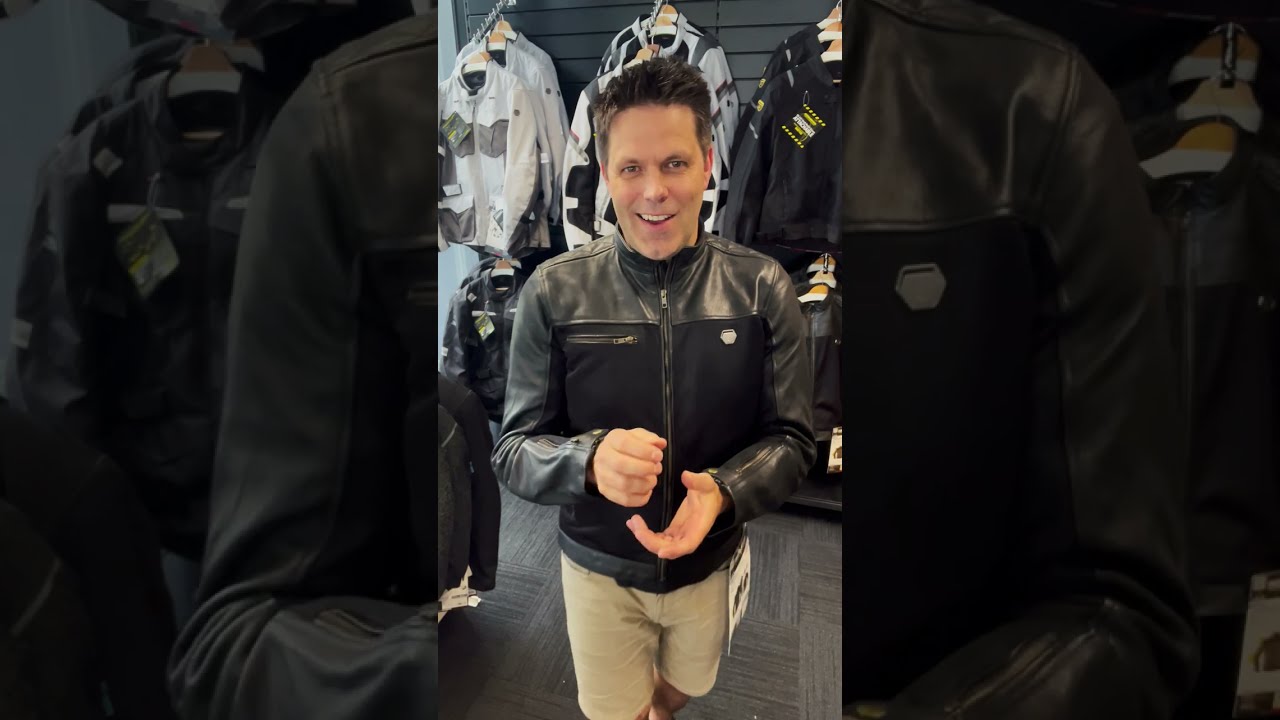Komine JK-166 Leather Mesh Jacket