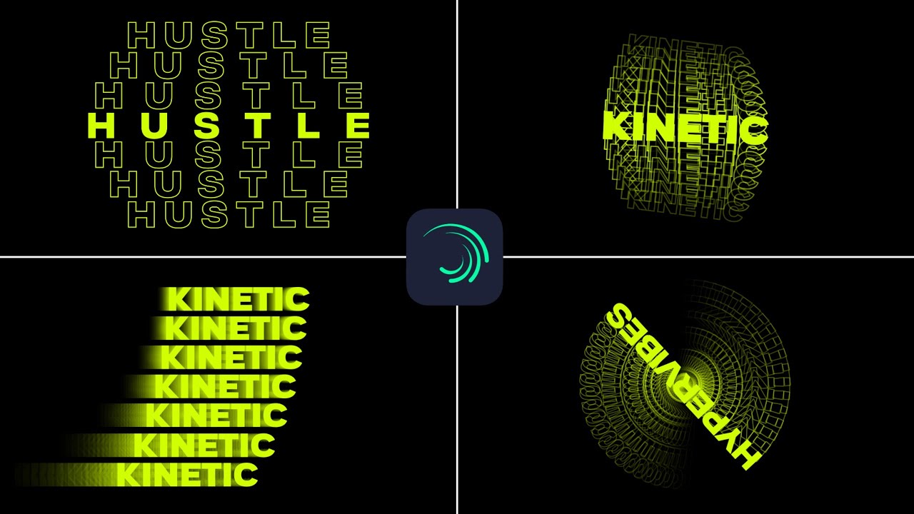 Master Kinetic Typography: 4 Animation Techniques in Alight Motion