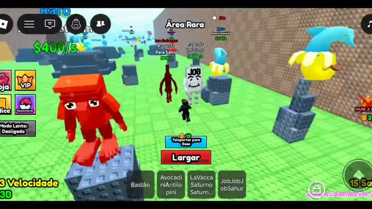 JOGANDO ESCAPE DA LAVA PARA BRAINROTS PARTE 2...