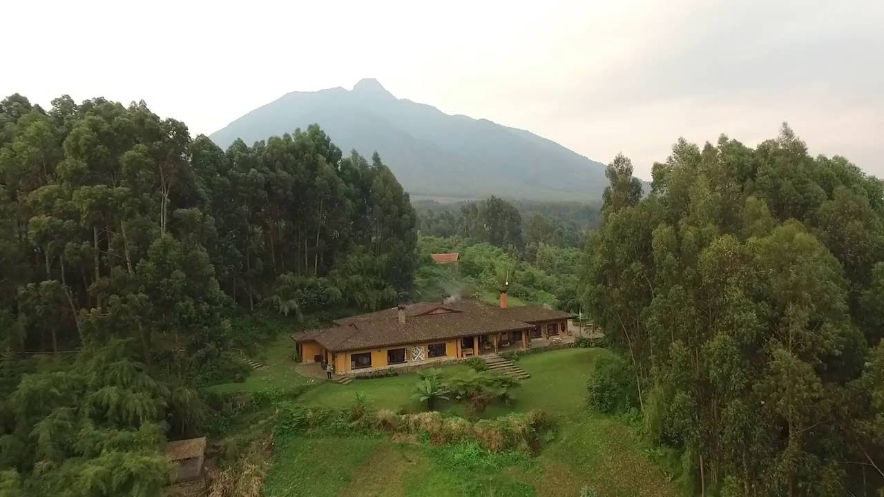 Sabyinyo from the air