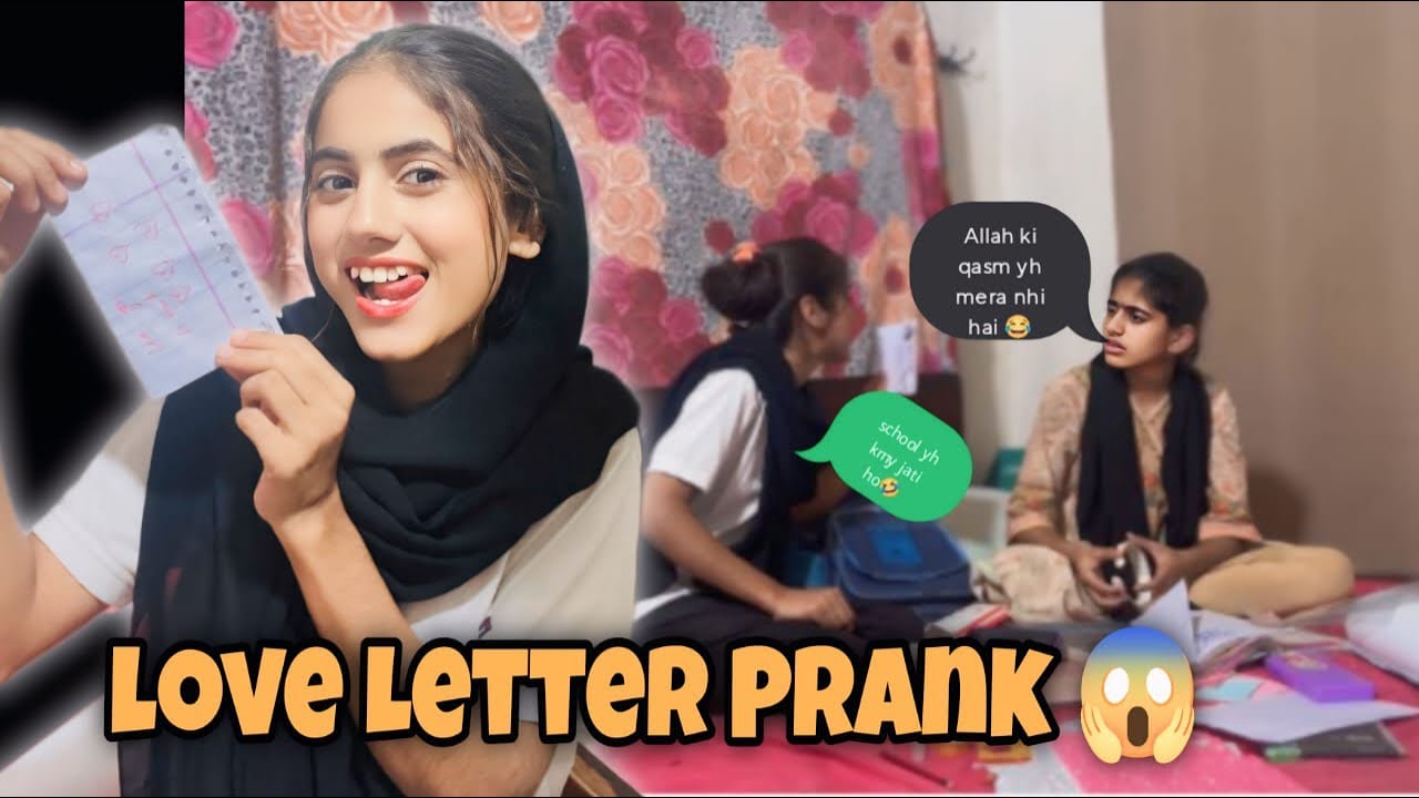 Love Letter Prank on Sister 😂| Gone wrong 😱| 