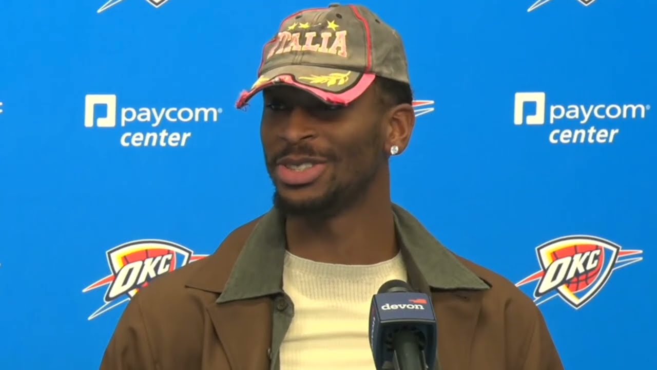 Shai Gilgeous Alexander PostGame Interview | Los Angeles Lakers vs Oklahoma City Thunder
