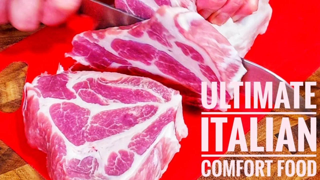 I always turn a beautiful piece of pork shoulder into this terrific Italian dish | ASMR | Pork Sugo
