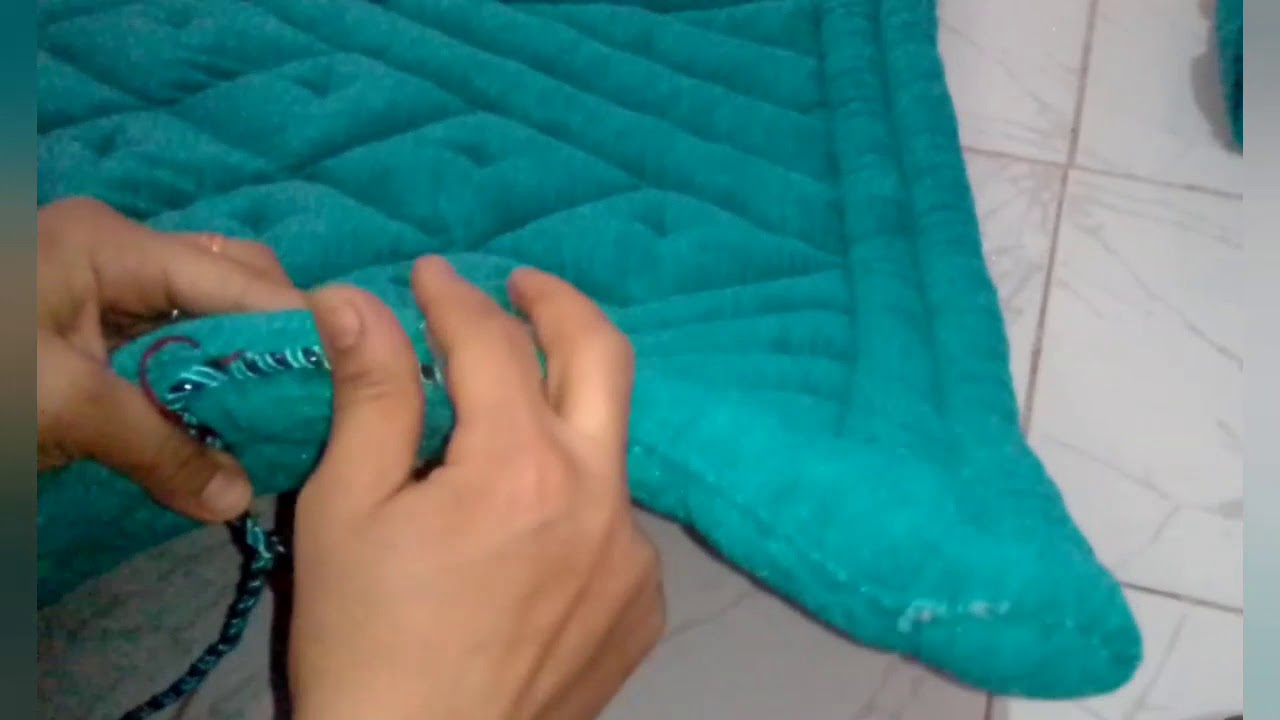#طريقة خياطة #كوردو على حواف بساط مع بعض نصائح