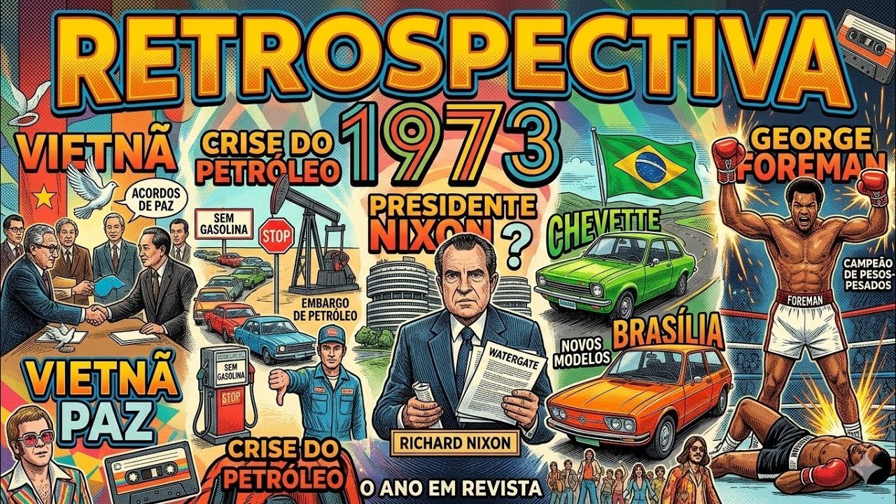 Retrospectiva 1973: Revivendo os Fatos e Acontecimentos que marcaram o Ano!