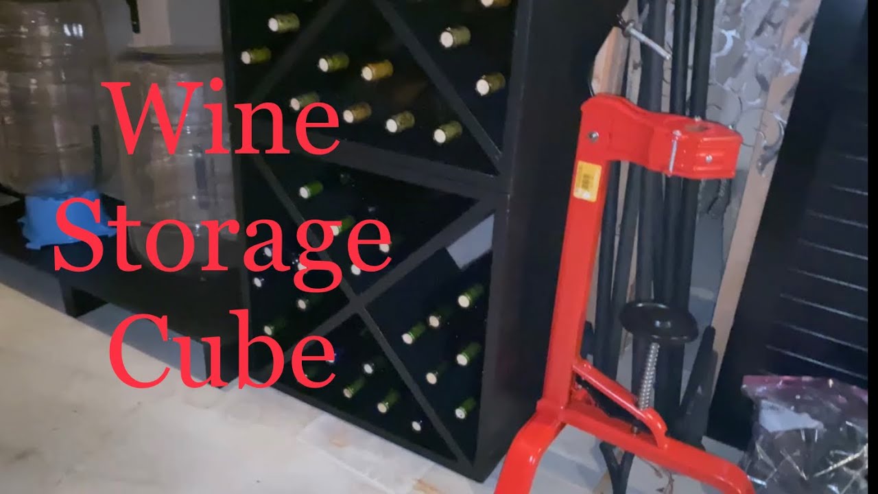 How to Build Wine Storage Rack Cubes