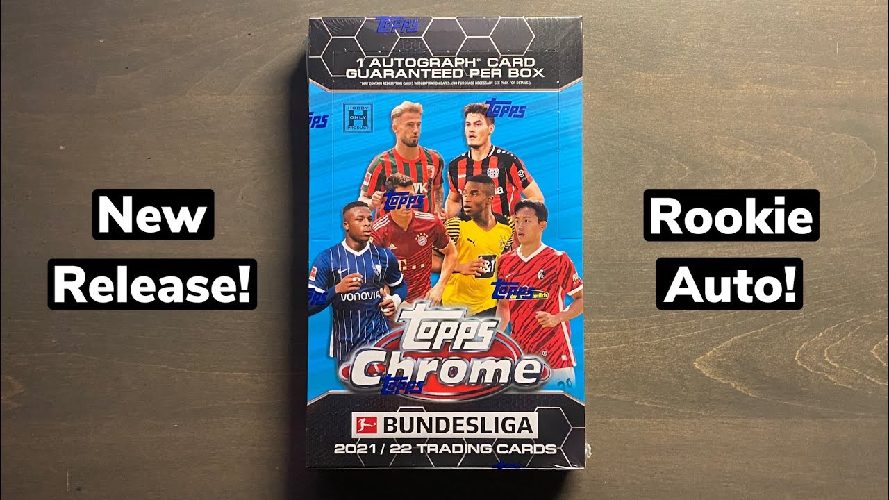 2021/22 Topps Chrome Bundesliga Soccer Hobby Box Opening - Lovely Inserts!