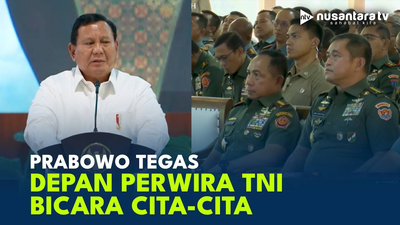 Prabowo Kumpulkan Perwira TNI di Istana Bogor, Tegas Ingatkan Cita-Cita Pendiri Bangsa | NTV