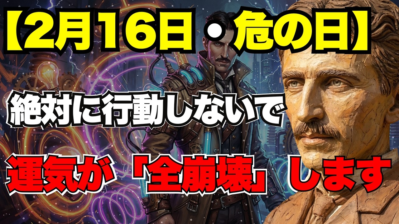 【緊急警告】2月16日今日だけは絶対に「これ」をしないでください。宇宙の磁場が乱れる24時間の過ごし方。