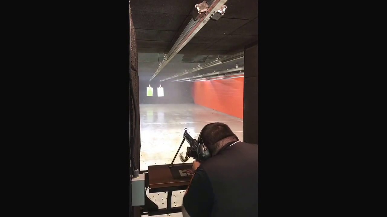 HK21 with Fleming Sear firing Brown Bear .308