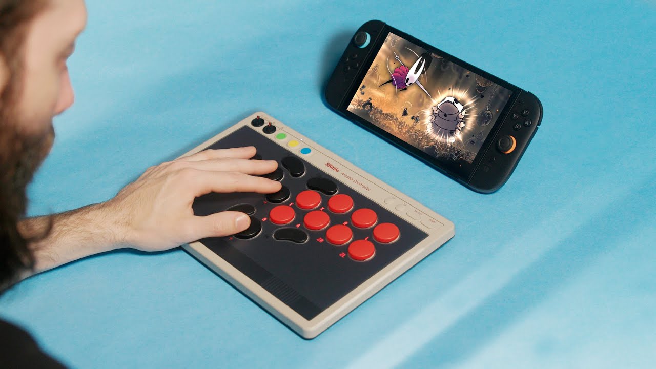 I've been waiting for this controller to play my silly little 2D games [8bitdo Arcade Controller]