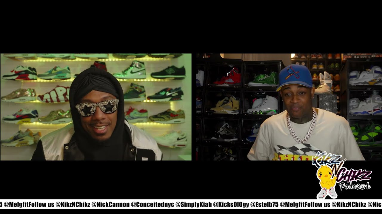 Nick Cannon & Conceited Talk Kobe Black Mambas & The Paris SB Dunk Selling For $100K - Kikz N Chikz