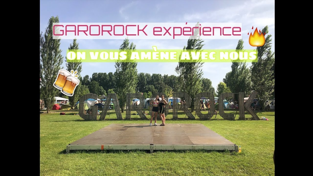 GAROROCK : ON VOUS AMÈNE AVEC NOUS- vlog