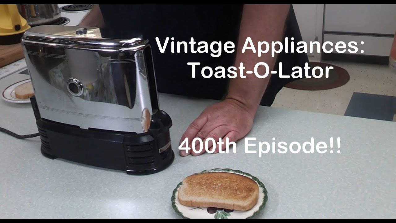 Vintage Appliances: Toast-O-Lator Luxury Toaster