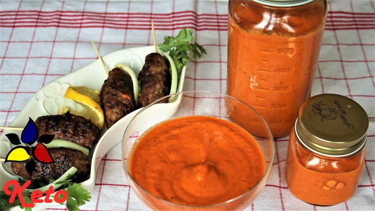 Roasted Red Pepper Sauce  - Croatian Ajvar | Keto Recipes