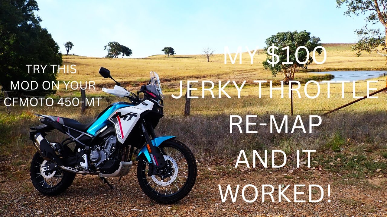 2025 CFMoto 450 MT - My $100 Jerky throttle Re-Map Fix!