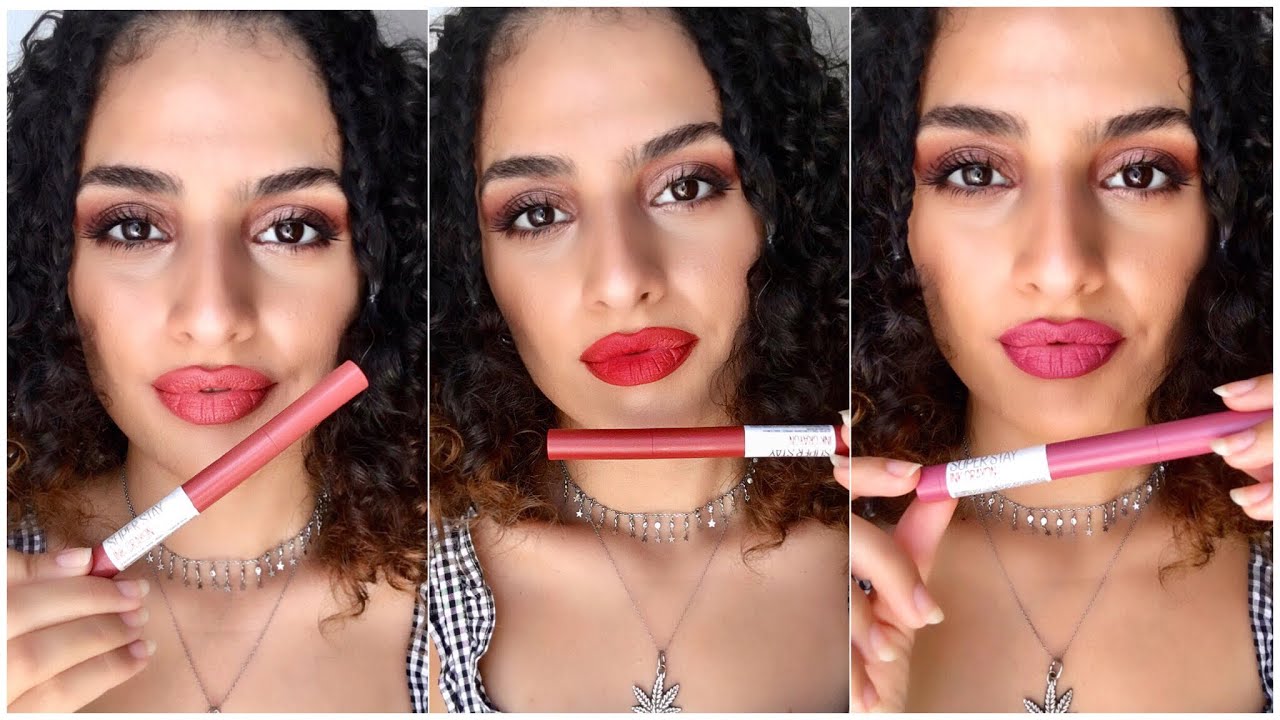 MAYBELLINE SUPER STAY MATTE INK CRAYON KALEM MAT RUJLARI DENEDİM 💄💋💜 TESTER YOKSA ÖZGE VAR 🕺