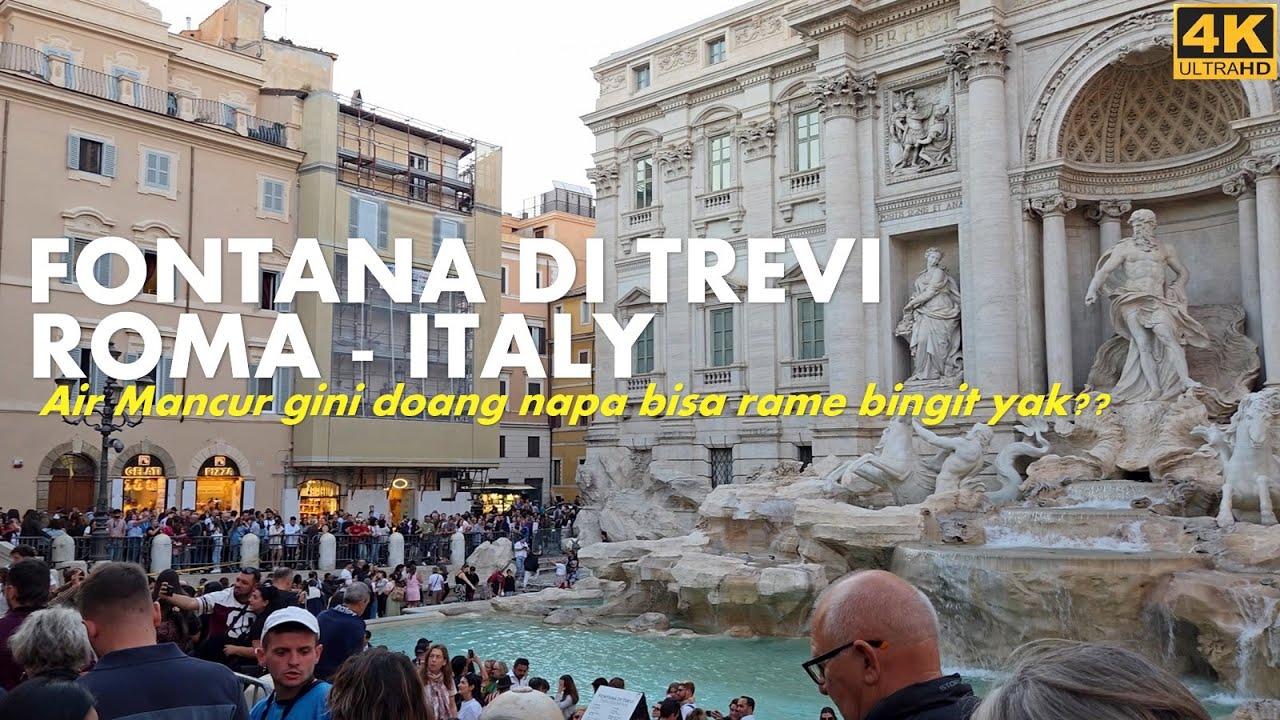 Walking to FONTANA DI TREVI❗walk & ride a metro train to Trevi Fountain❕Walking Around Roma - Italy