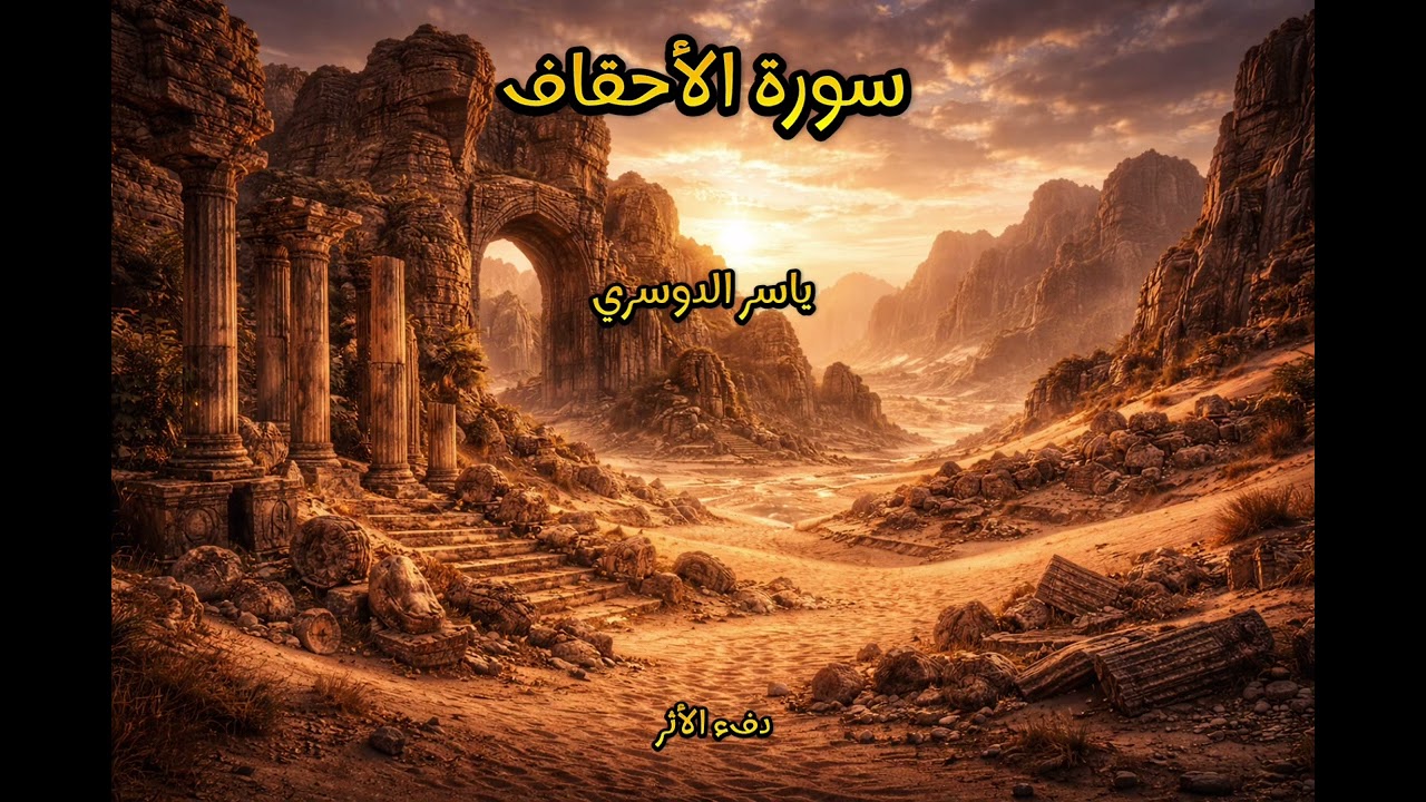 سورة الأحقاف كاملة | تلاوة خاشعة بصوت الشيخ ياسر الدوسري.